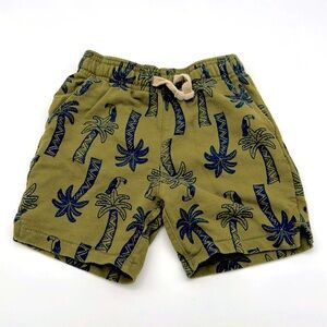 Boys Palm Tree Print Shorts